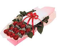Foto de Caja de 12 rosas importadas