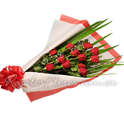 foto de Ramo de 12 rosas importadas