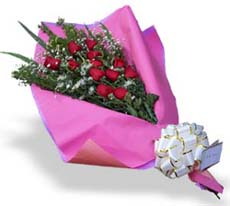 Foto de Ramo 12 rosas nacionales premium - Envio de flores a domicilio