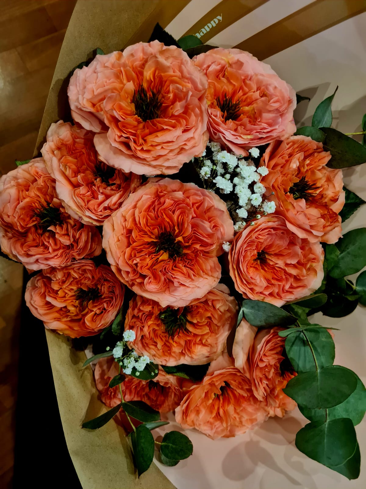 Foto de Ramo de 12 Rosas de Jardin 