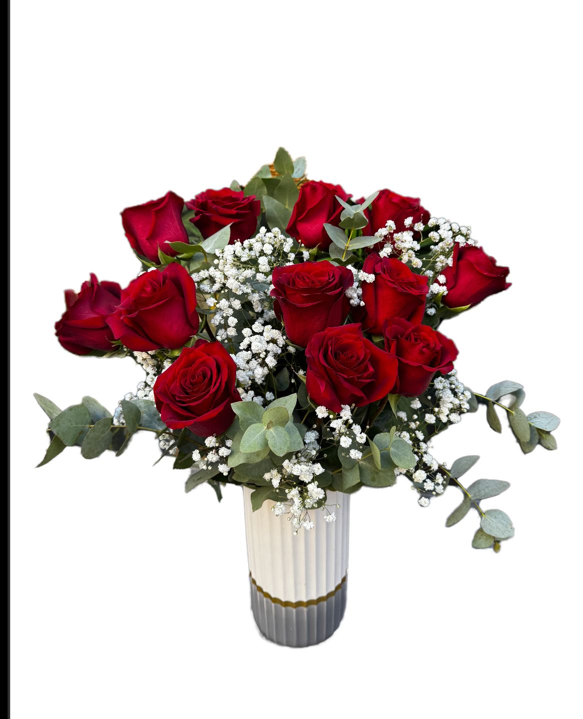 Foto de Florero 12 Rosas Premium